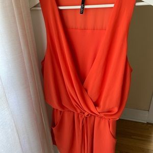 Lulu’s orange romper size XS